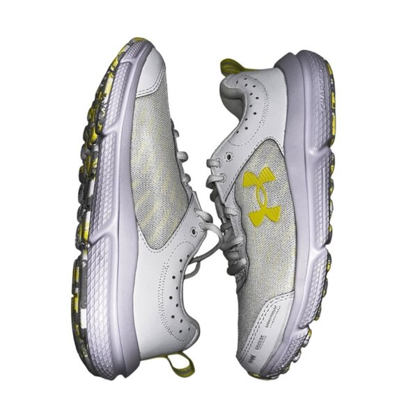 (24208) NWOT Under Armour Women's Charged Assert 10 Running Shoes Size 8 White - Picture 14 of 16